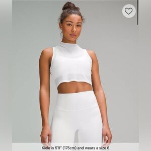 Lululemon Keyhole Mesh Tank Top